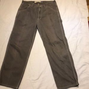Gap carpenter pant. 38x34 moss green.  Good condition. Small stain pictured